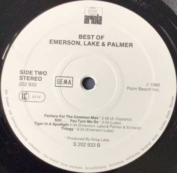 LP Emerson, Lake & Palmer: The Best Of Emerson Lake & Palmer