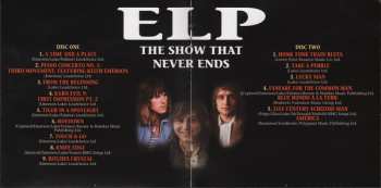 2CD Emerson, Lake & Palmer: The Show That Never Ends