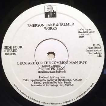 2LP Emerson, Lake & Palmer: Works (Volume 1)