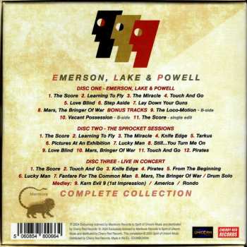 3CD/Coffret Emerson, Lake & Powell: Complete Collection