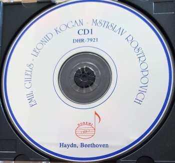 5CD/Coffret Mstislav Rostropovich: Piano Trios