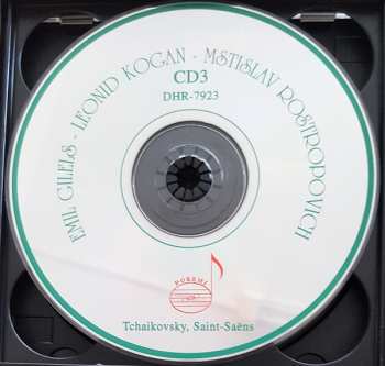 5CD/Coffret Mstislav Rostropovich: Piano Trios