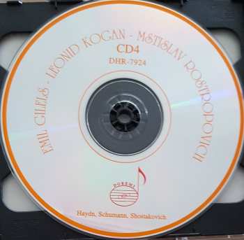 5CD/Coffret Mstislav Rostropovich: Piano Trios