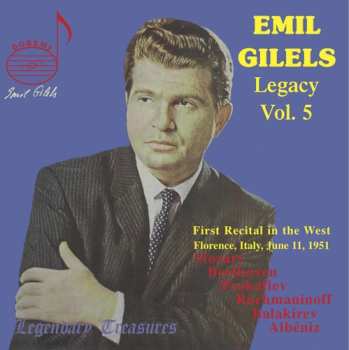 Album Emil Gilels: Recital In Florence - 6 November 1951