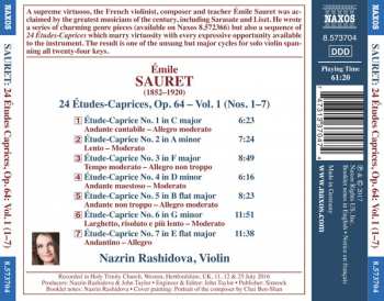 CD Nazrin Rashidova: 24 Études-Caprices, Op. 64: Vol. 1 (Nos. 1-7)