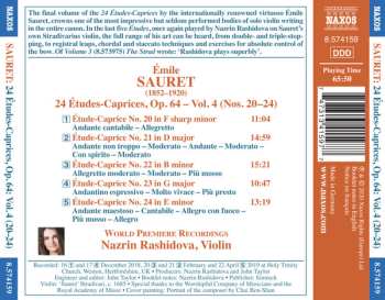 CD Nazrin Rashidova: 24 Etudes-Caprices, Op. 64 Vol. 4 (Nos. 20-24)