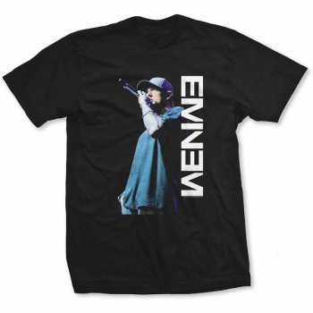 Merch Eminem: Femmes T-shirt Mic. Pose 