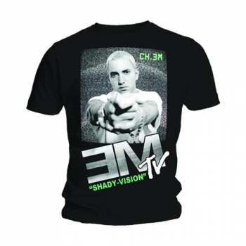 Merch Eminem: T-shirt Em Tv Shady Vision 