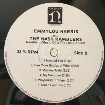 2LP Emmylou Harris: Ramble In Music City: The Lost Concert