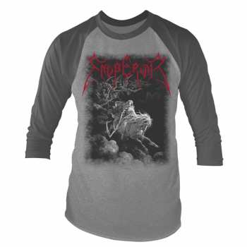 Merch Emperor: T-shirt S Tříčtvrtečním Rukávem Rider (grey Marl/charcoal)
