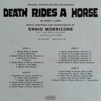2LP Ennio Morricone: Death Rides A Horse (Da Uomo A Uomo) (Original Motion Picture Soundtrack) LTD | CLR