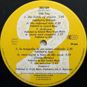 2LP Ennio Morricone: Film Music 1966-1987