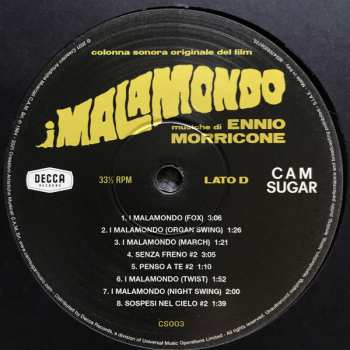 2LP Ennio Morricone: I Malamondo