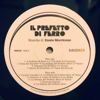 LP Ennio Morricone: Il Prefetto Di Ferro - Colonna Sonora Originale