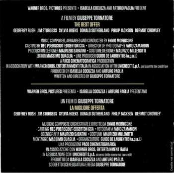 CD Ennio Morricone: La Migliore Offerta = The Best Offer (Original Soundtrack)