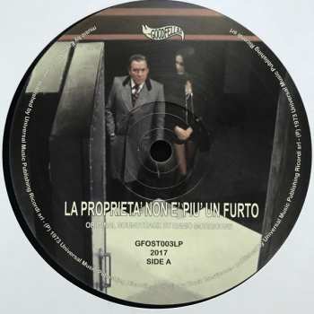 LP Ennio Morricone: La Proprieta' Non E' Piu' Un Furto (Colonna Sonora Originale Del Film)