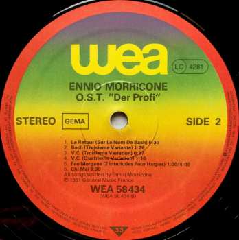 LP Ennio Morricone: Der Profi