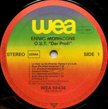 LP Ennio Morricone: Der Profi