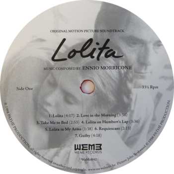 LP Ennio Morricone: Lolita (Original Motion Picture Soundtrack)