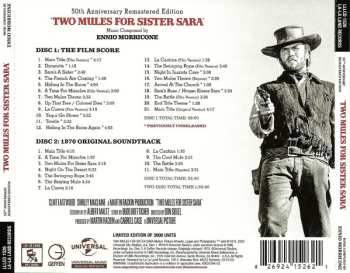 2CD Ennio Morricone: Two Mules For Sister Sara (50th Anniversary Remastered Edition) LTD