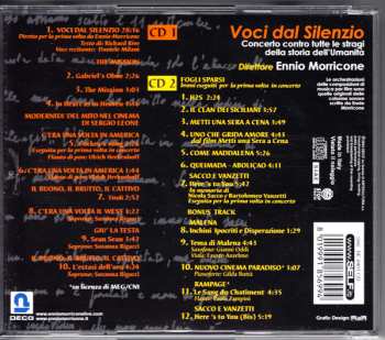 2CD Ennio Morricone: Voci Dal Silenzio Presenta Ennio Morricone - Golden Times (Concerto Dell'11 Settembre Contro Tutte Le Stragi Della Storia Dell' Umanità)