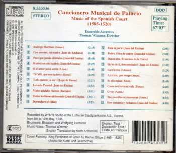 CD Ensemble Accentus: Cancionero Musical de Palacio (Music Of The Spanish Court (1505 - 1520))