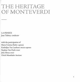7CD/Coffret Ensemble La Fenice: The Heritage Of Monteverdi