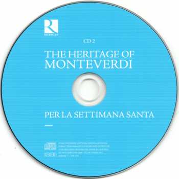 7CD/Coffret Ensemble La Fenice: The Heritage Of Monteverdi