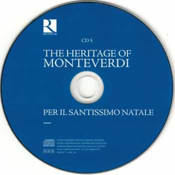 7CD/Coffret Ensemble La Fenice: The Heritage Of Monteverdi