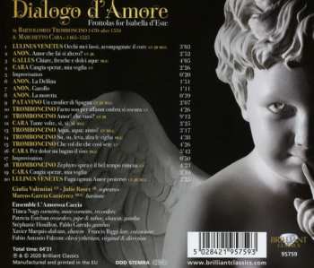 CD Julie Roset: Dialogo D'Amore - Frottolas For Isabella D'Este