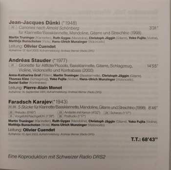 CD Ensemble TaG: Neue Musik Winterthur