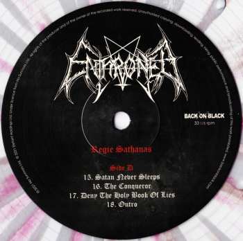 2LP Enthroned: Towards The Skullthrone Of Satan / Regie Sathanas LTD | CLR