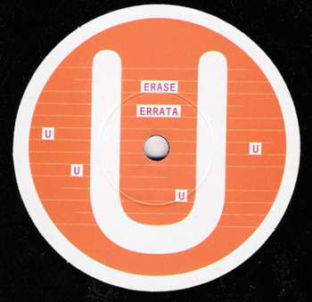Album Erase Errata: The Tomlab Alphabet Singles Series  U