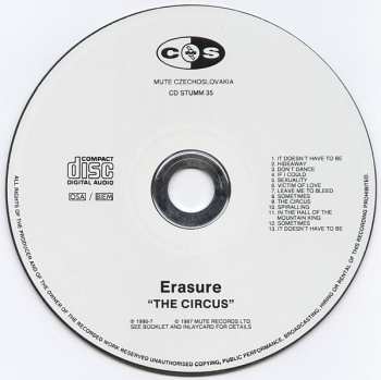 CD Erasure: The Circus