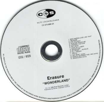 CD Erasure: Wonderland