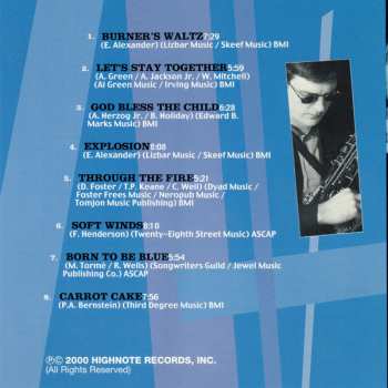 CD Eric Alexander: Alexander The Great