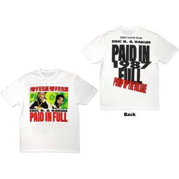 Marchandises Eric B. & Rakim: Eric B. & Rakim Unisex T-shirt: Pump Up The Volume (back Print) (small) S