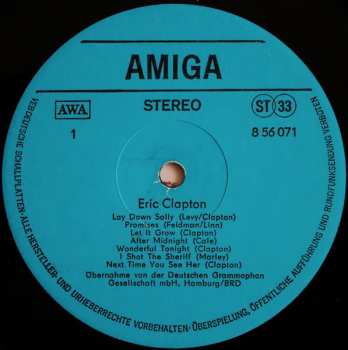 LP Eric Clapton: Eric Clapton