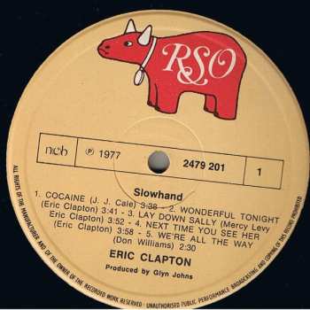 LP Eric Clapton: Slowhand