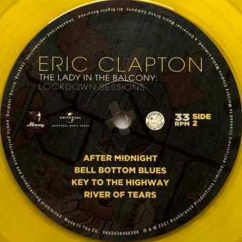 2LP Eric Clapton: The Lady In The Balcony: Lockdown Sessions CLR