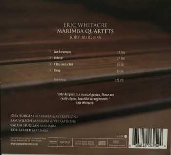 CD Eric Whitacre: Marimba Quartets