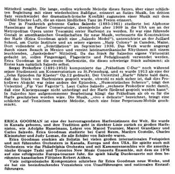 CD Erica Goodman: The Virtuoso Harp