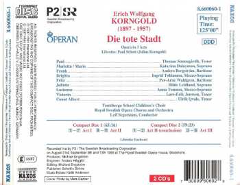 2CD Erich Wolfgang Korngold: Die Tote Stadt