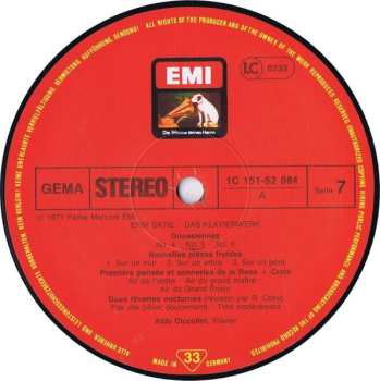 6LP/Coffret Erik Satie: Das Klavierwerk