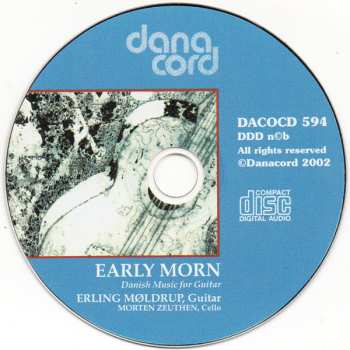 CD Morten Zeuthen: Early Morn (Danish Music for Guitar)