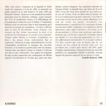 CD Ernest Chausson: Symphony In B Flat Major • Poème • Viviane