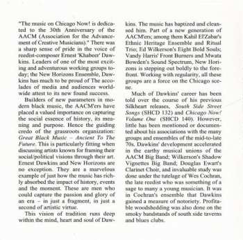 CD Ernest Dawkins New Horizons Ensemble: Chicago Now - Thirty Years Of Great Black Music Vol.2