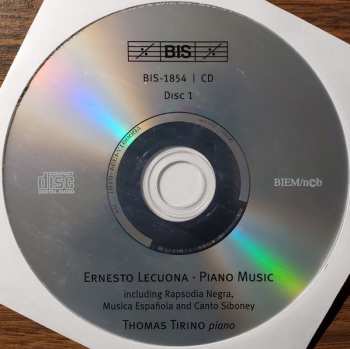 6CD/Coffret Ernesto Lecuona: Ernesto Lecuona-The Piano Music-Selected Songs