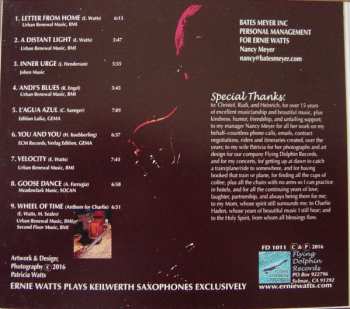 CD Ernie Watts Quartet: Wheel Of Time