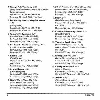 CD Erroll Garner: Plays Misty Original Recordings 1953-1954